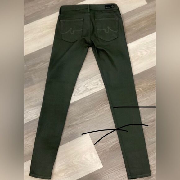 AG Jeans Women’s Size 26 Color Green Adriano Goldschmied Extremely Skinny - Picture 2 of 8